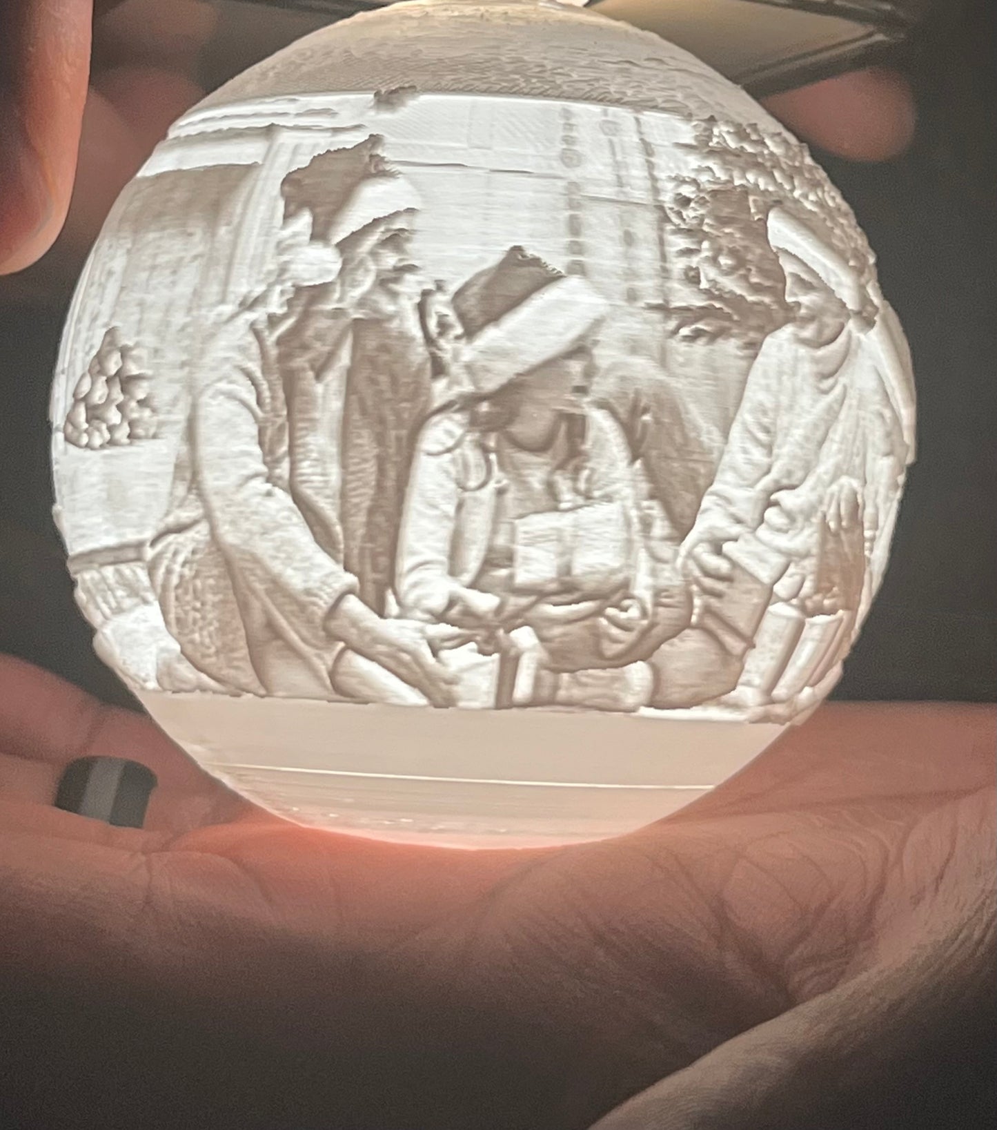 Custom Photo Christmas Ornament