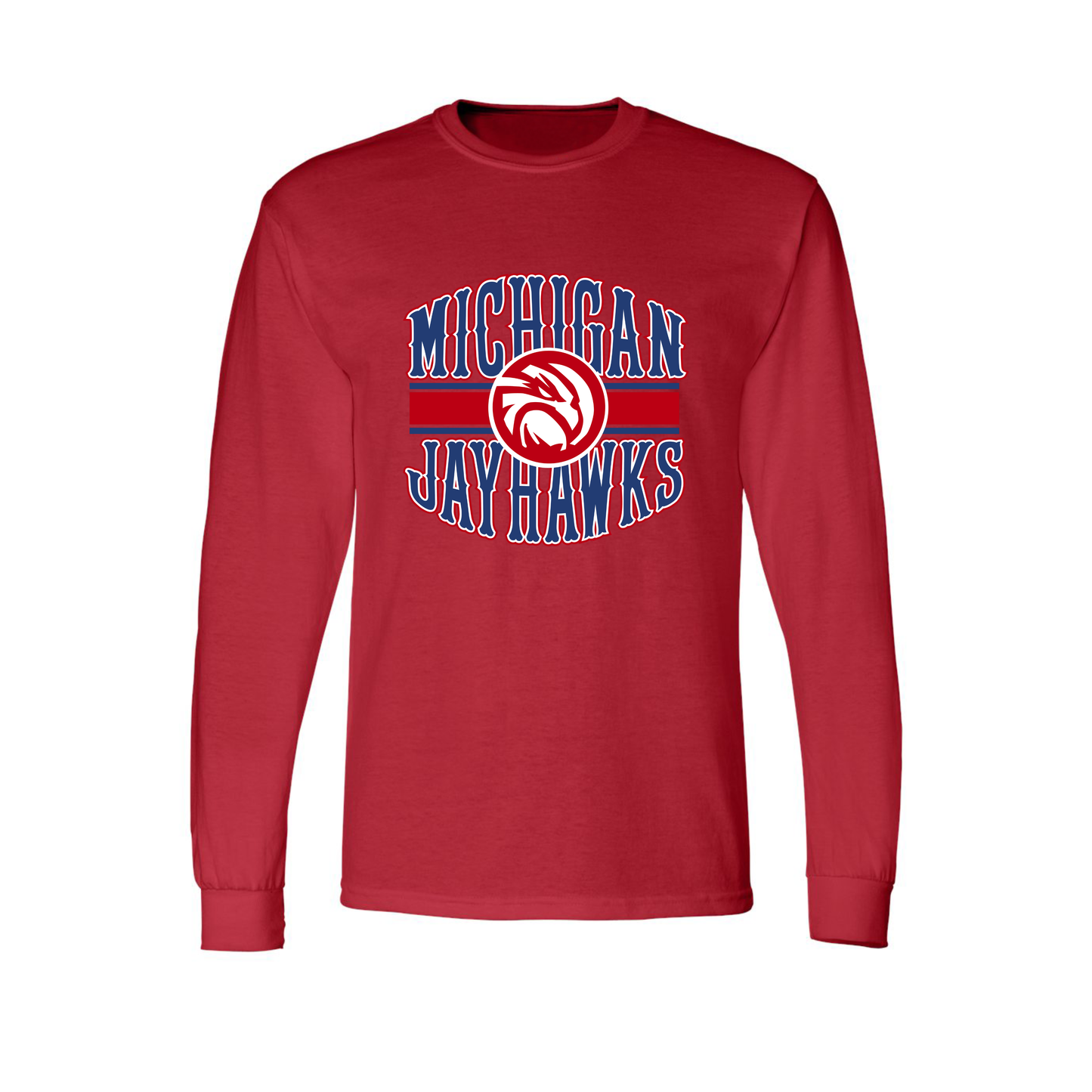 Michigan Jayhawks Arch Longsleeve T-Shirt