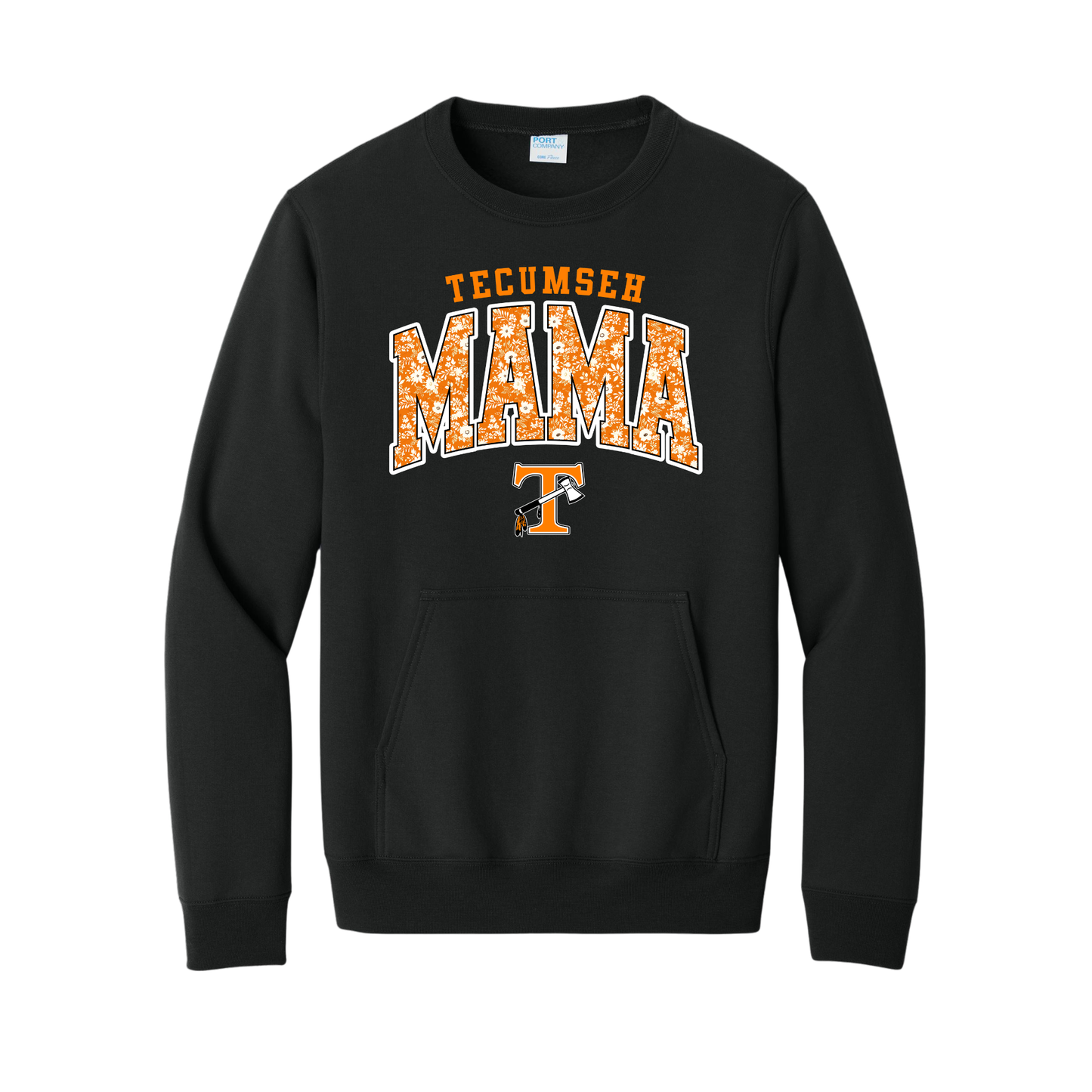 Tecumseh Mama Pocket Crewneck Sweatshirt