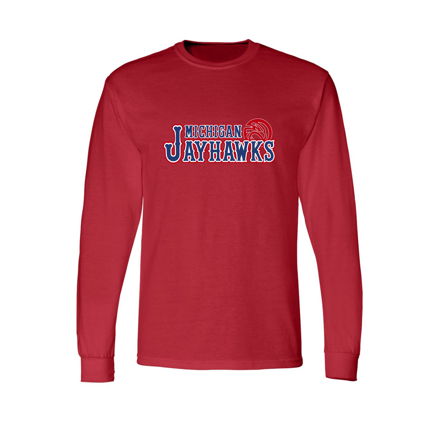 Michigan Jayhawks Longsleeve T-Shirt