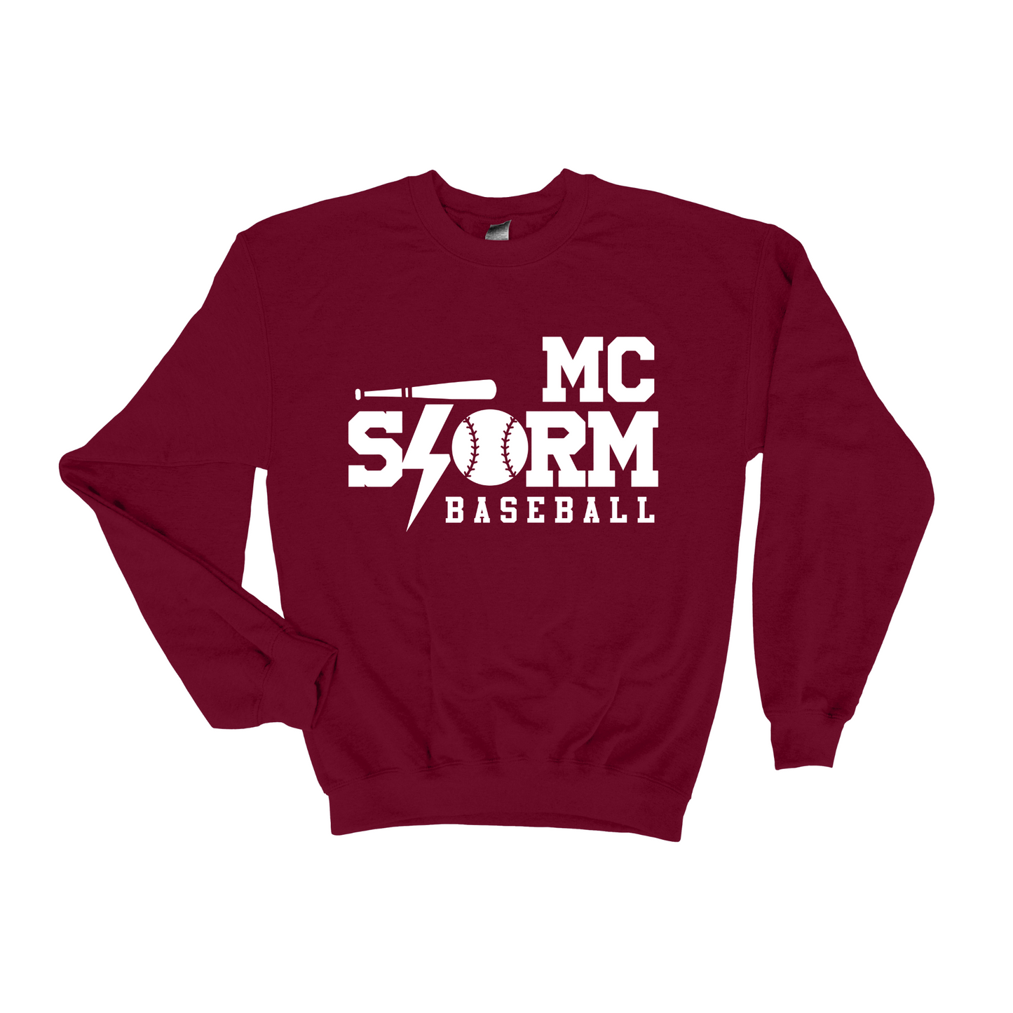 Mc Storm Baseball Crewneck Sweater