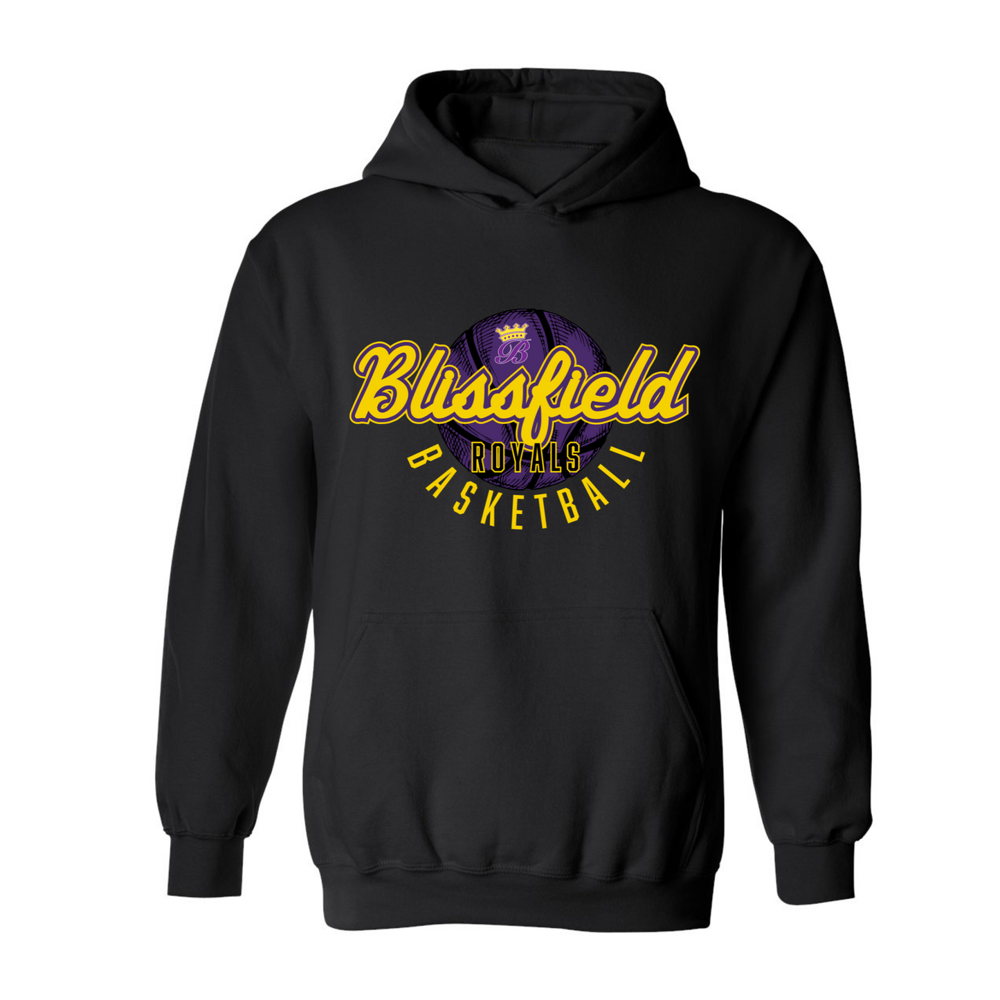 Blissfield Royals Basketball Hoodie