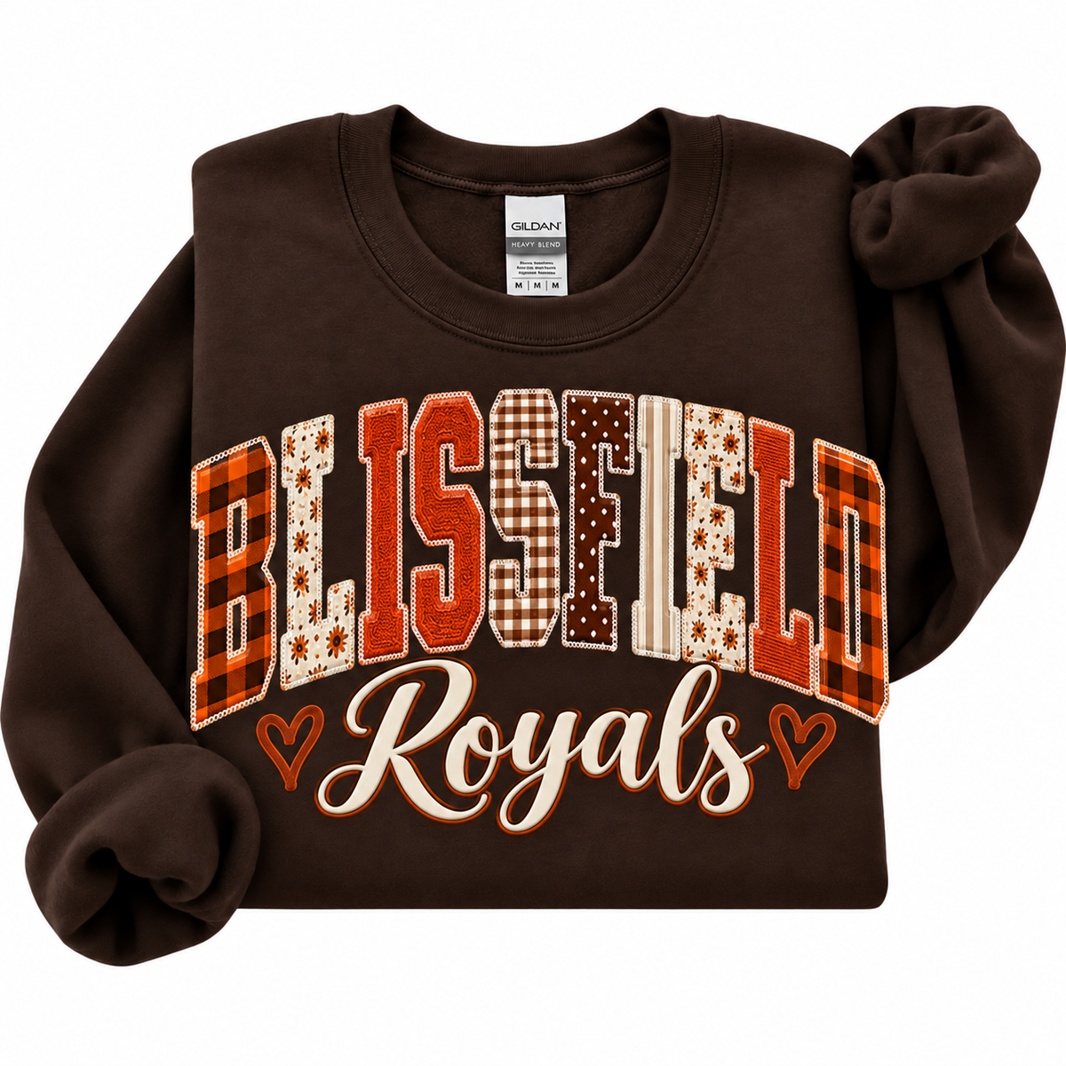 Blissfield Royals Fall Vibes Printed Sweatshirt