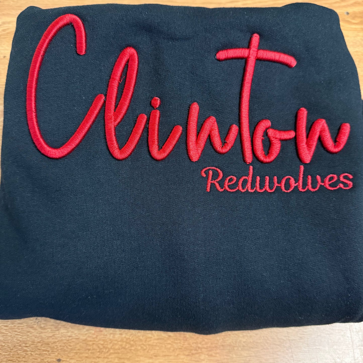 Clinton Redwolves Puff Sweatshirt