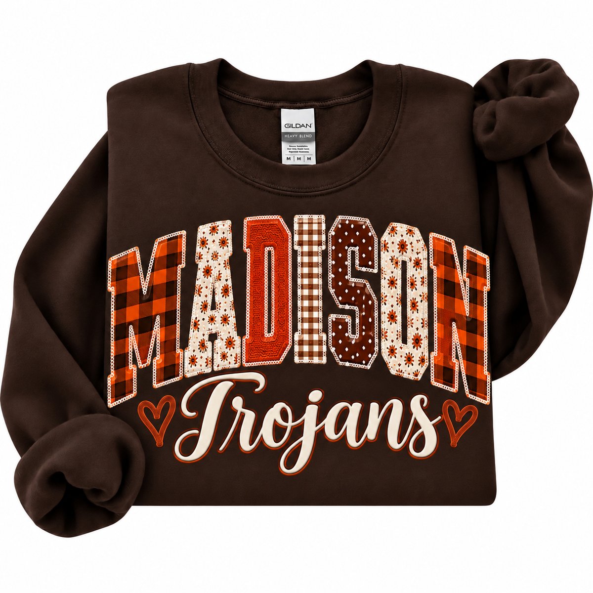 Madison Trojans Fall Vibes Printed Sweatshirt
