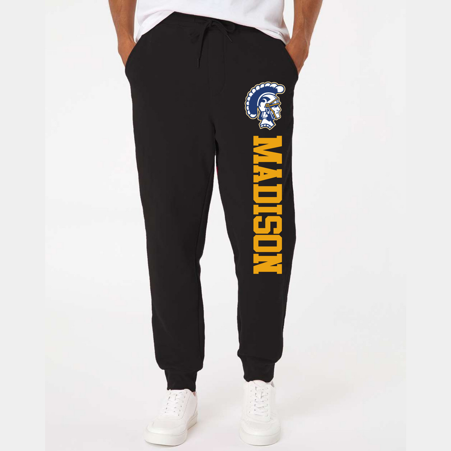 Madison Trojans Black Sweatpants
