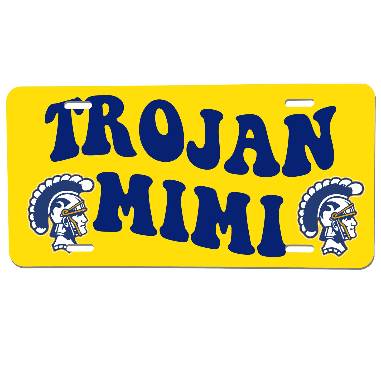 Trojan Mimi License Plate