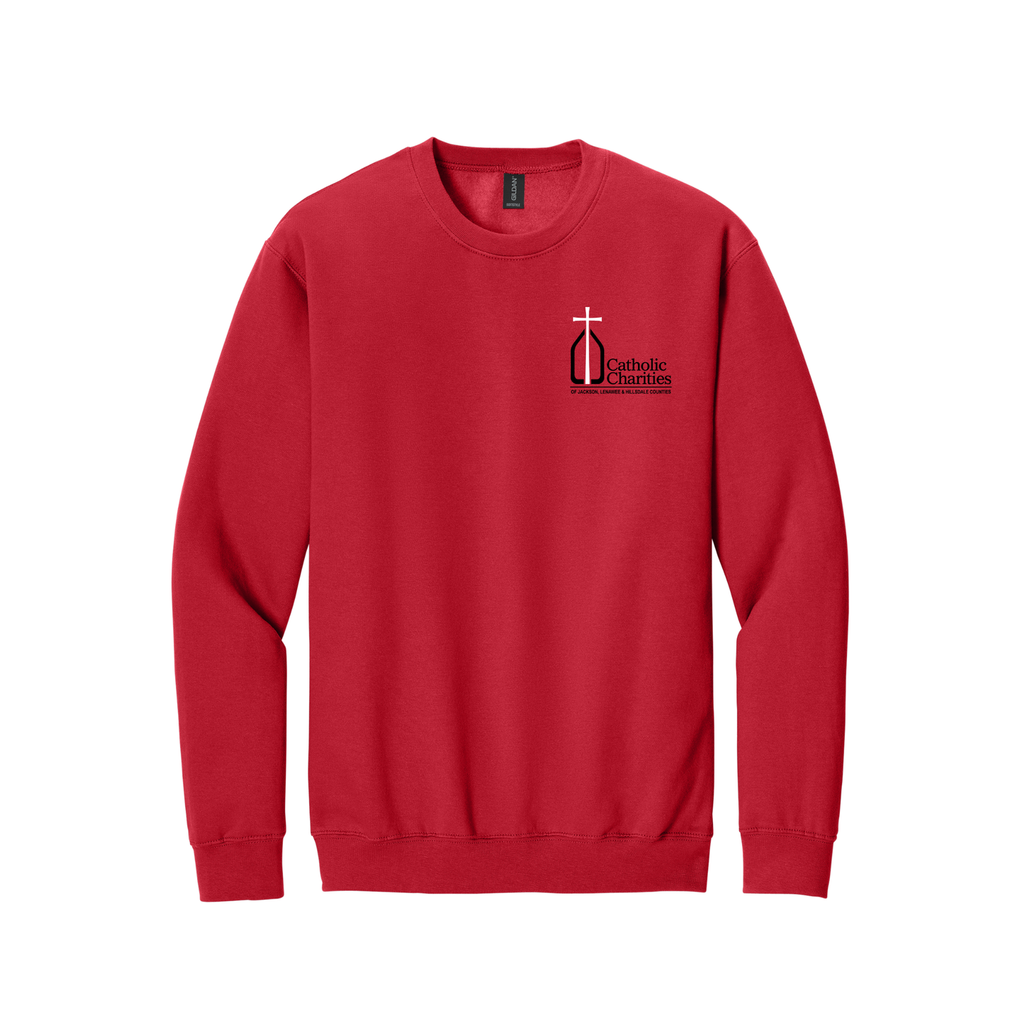 Catholic Charities Crewneck Red SF000