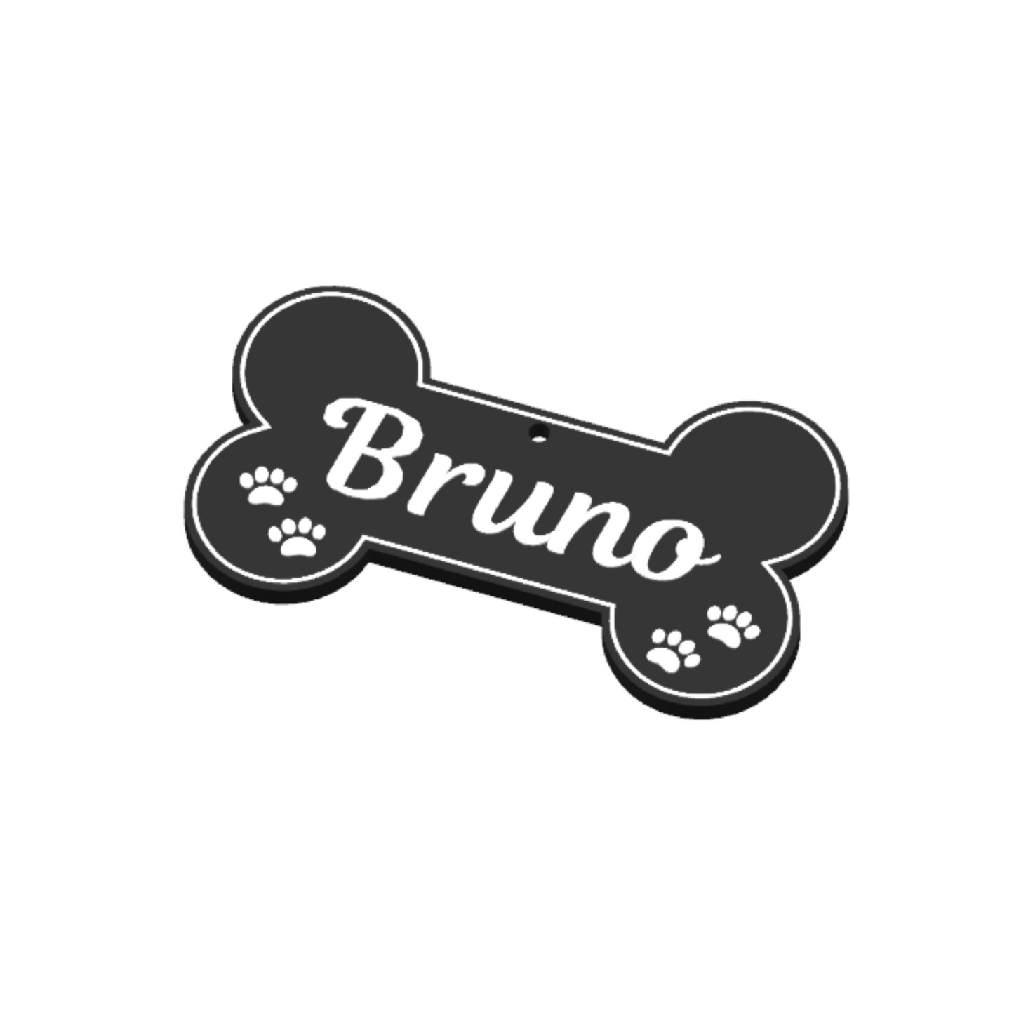 Custom 3D Printed Dog Tag