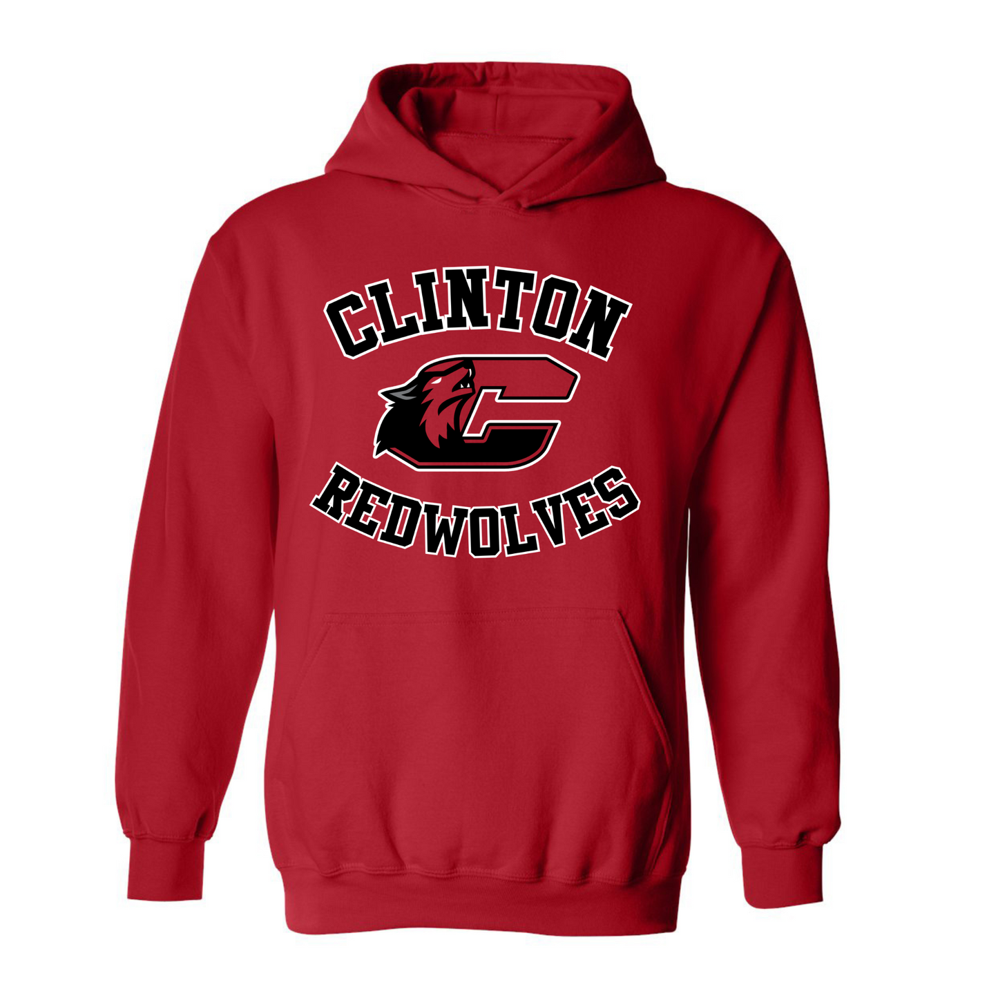 Clinton Redwolves Classic Hoodie