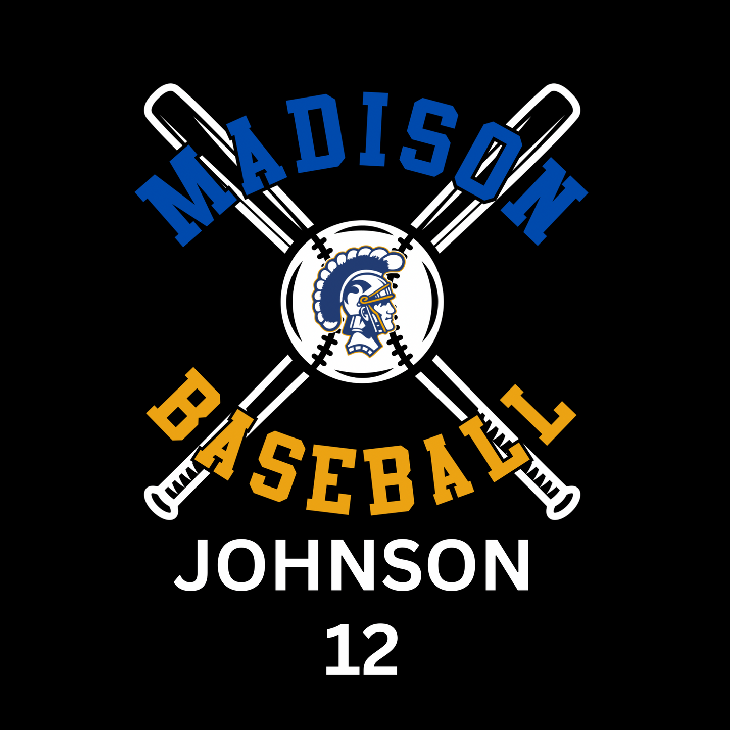 Madison Baseball Decal