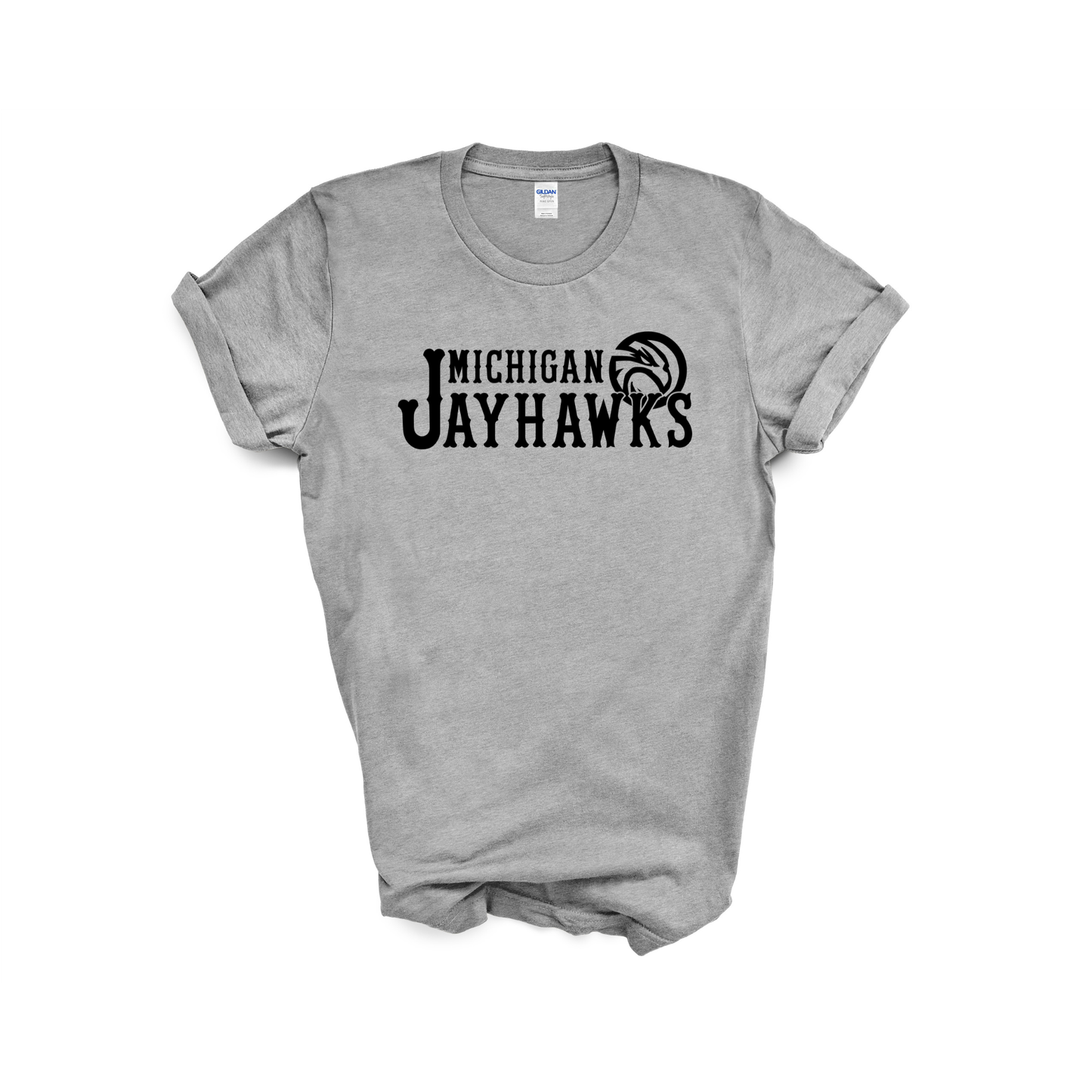 Michigan Jayhawks Single Color T-Shirt