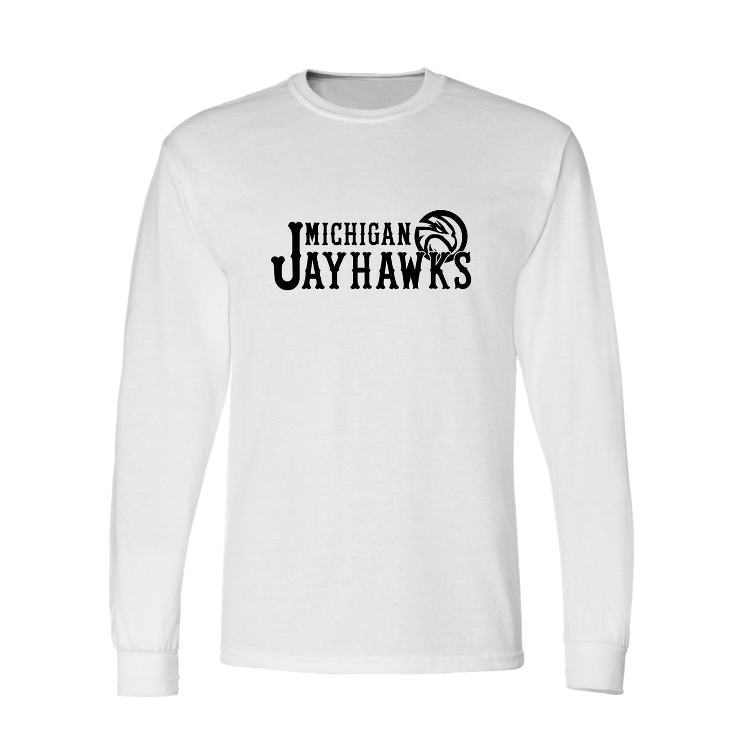 Michigan Jayhawks Single Color Longsleeve T-Shirt