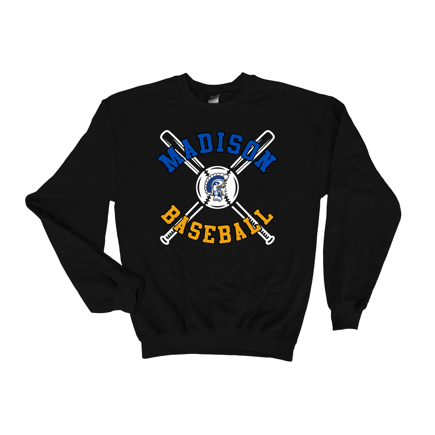 Madison Trojans Baseball Crewneck
