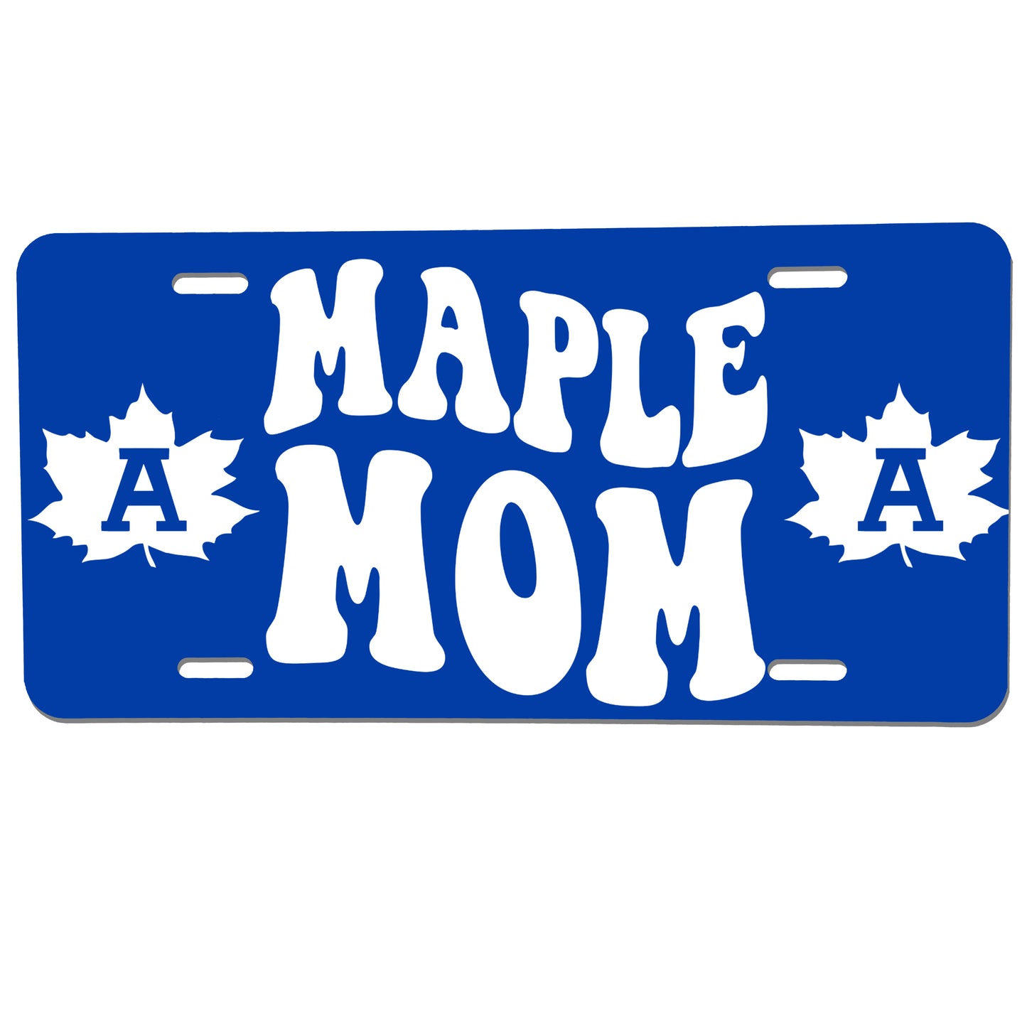 Maple Mom License Plate