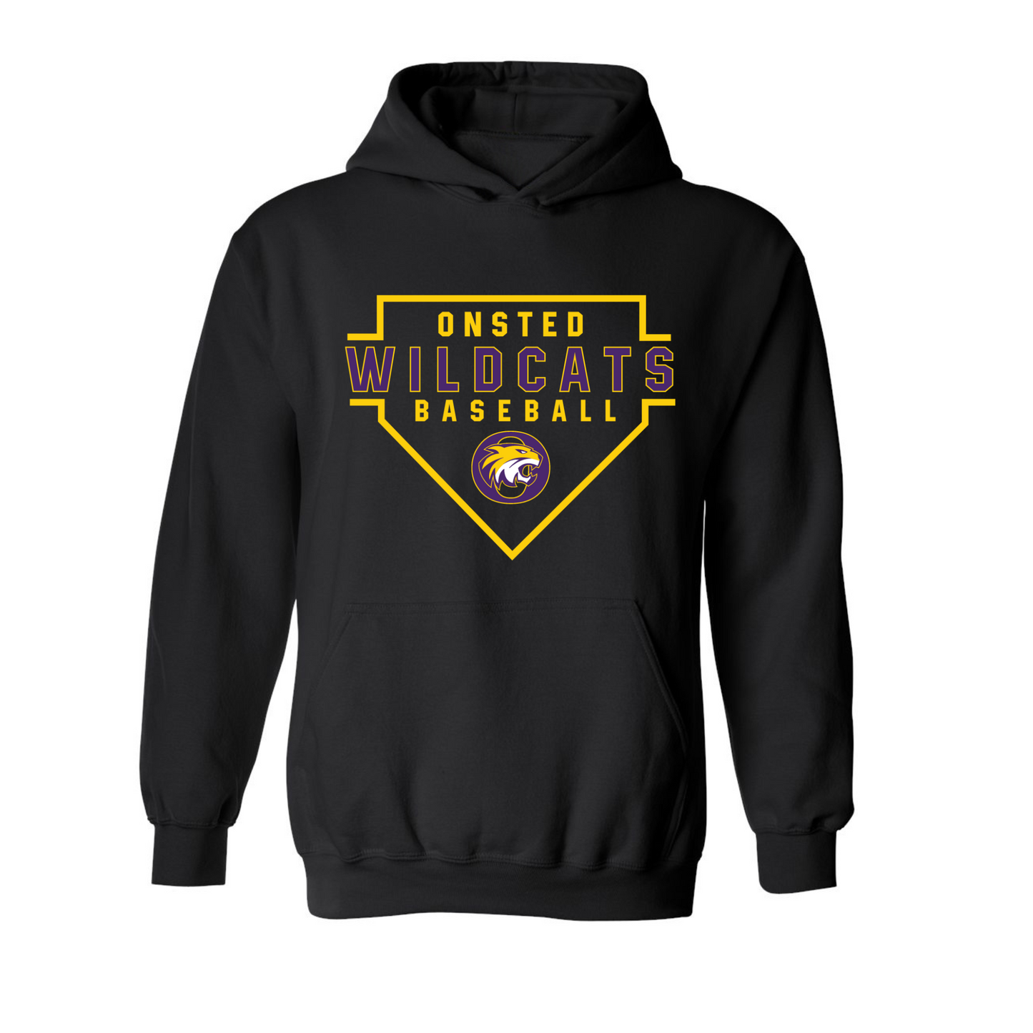 Onsted Wildcats Baseball Hoodie