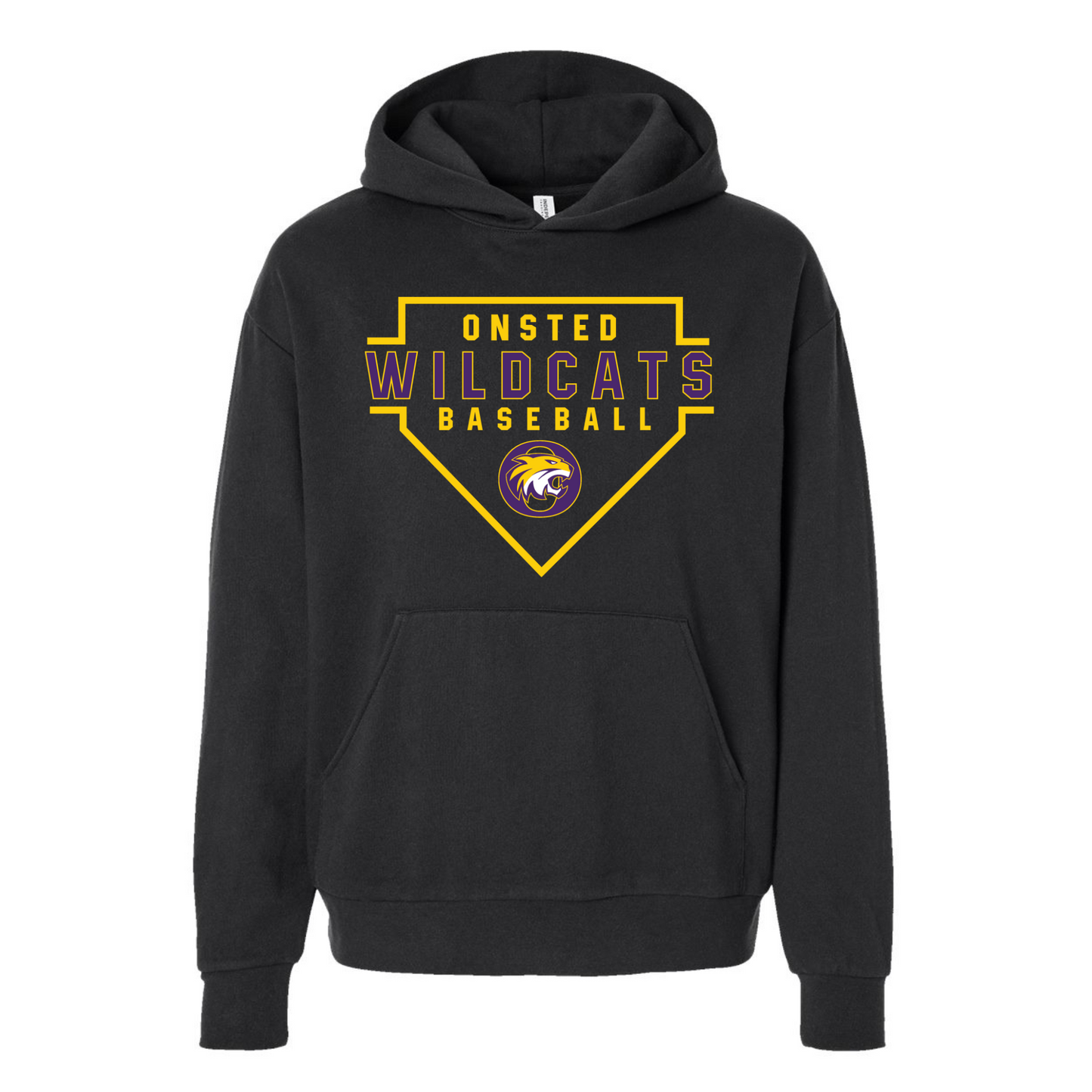 Onsted Wildcats Baseball OVERSIZED Hoodie