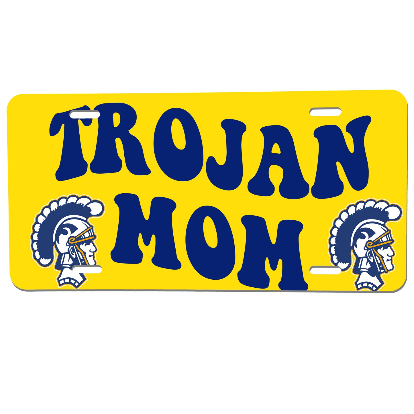 Trojan Mom License Plate