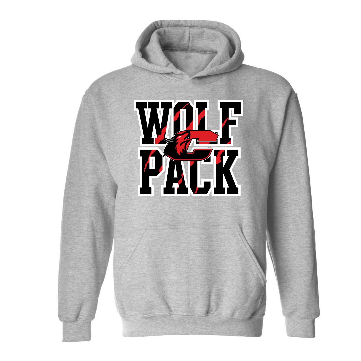 Wolfpack Hoodie Grey