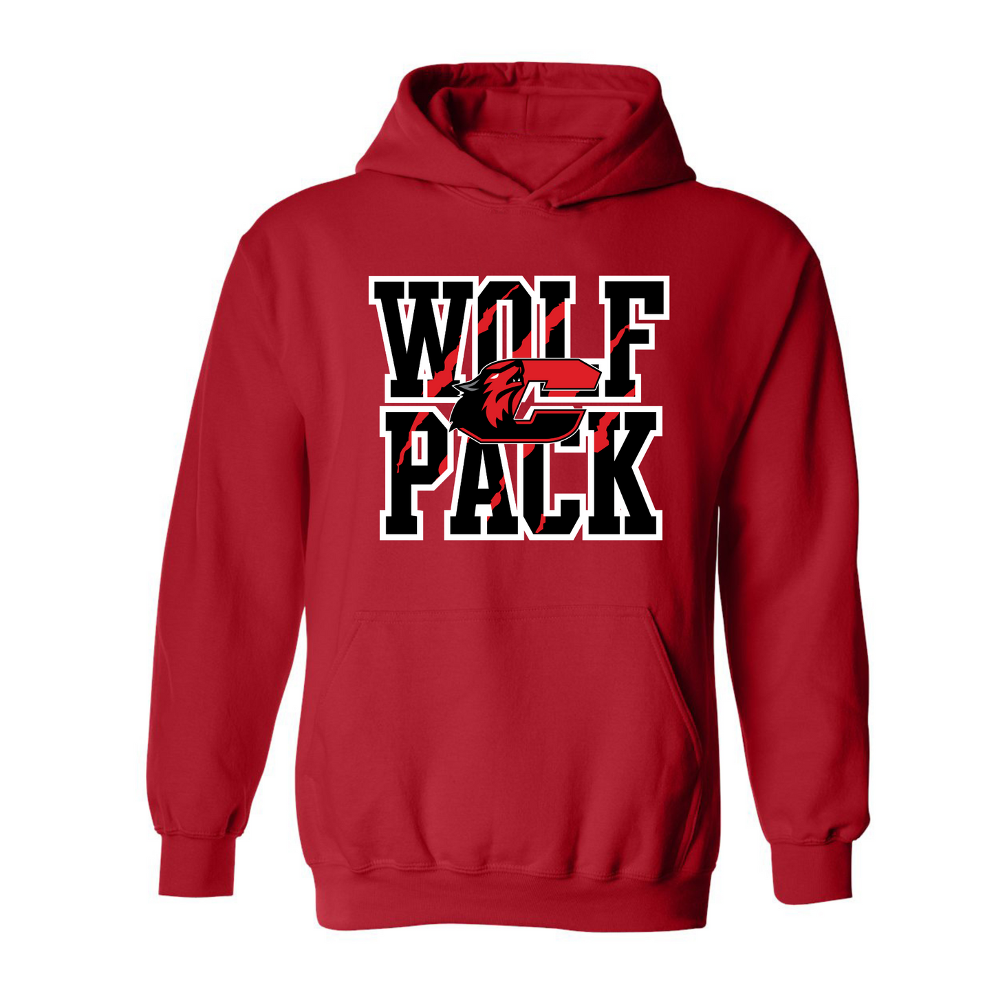 Wolfpack Hoodie Red