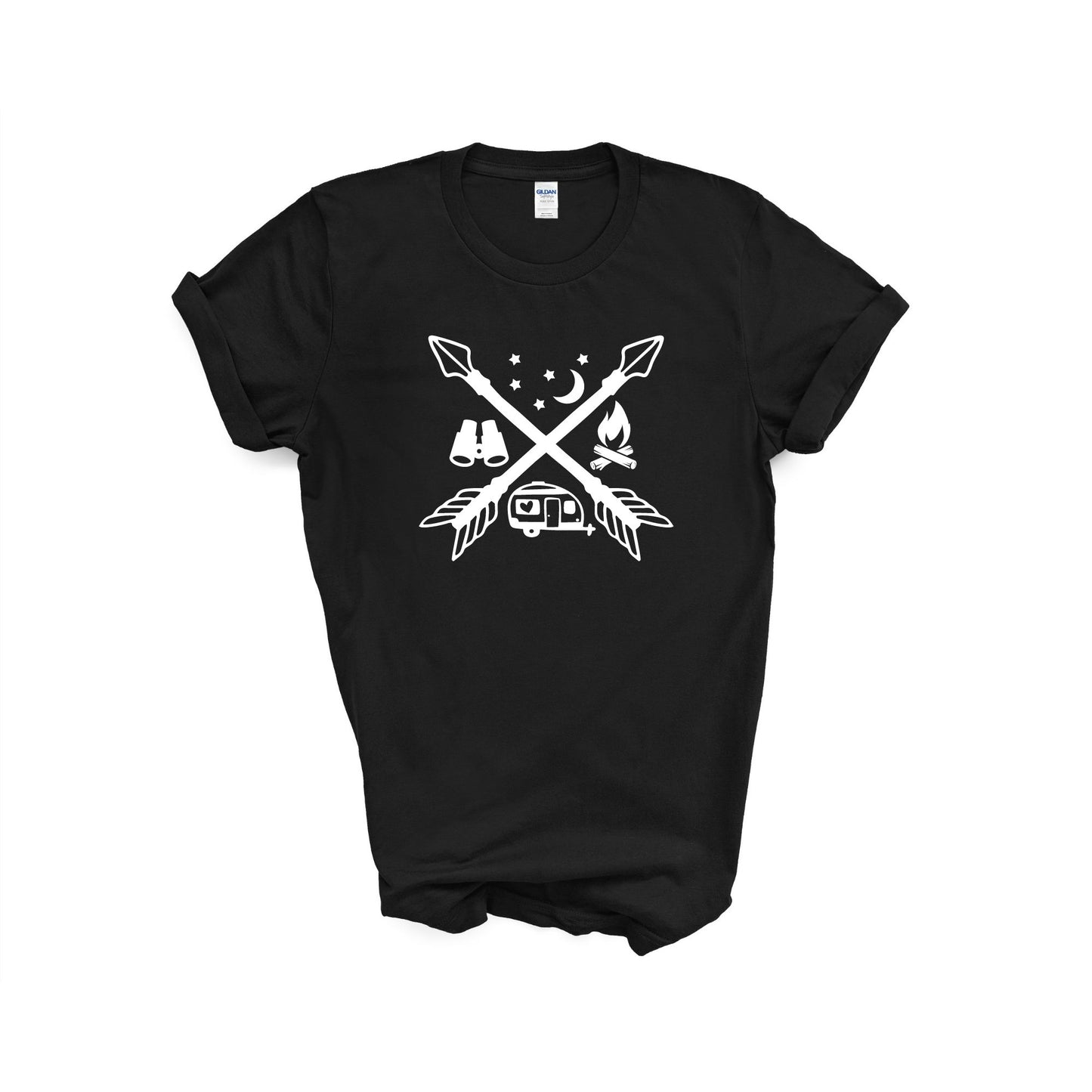Under the Moon Outdoors Camping T-shirt