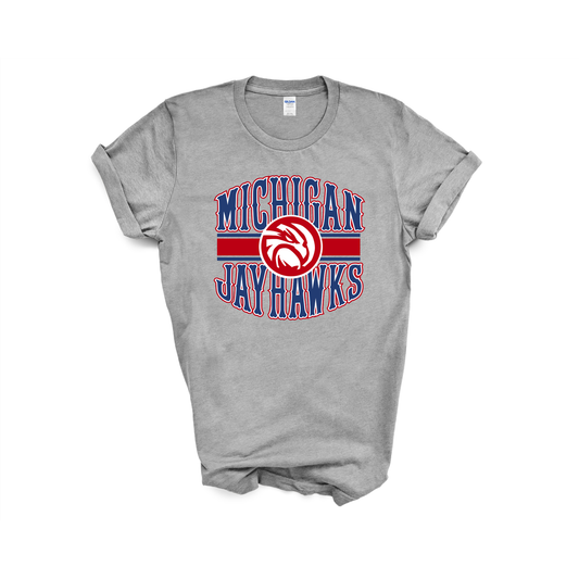 Michigan Jayhawks Arch T-Shirt