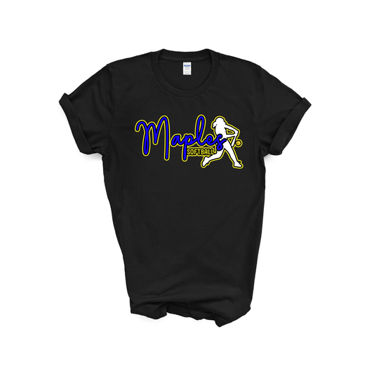 Maples Softball Script T-Shirt