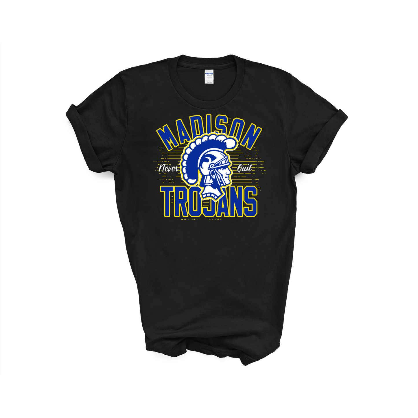 Madison Trojans Never Quit T-Shirt