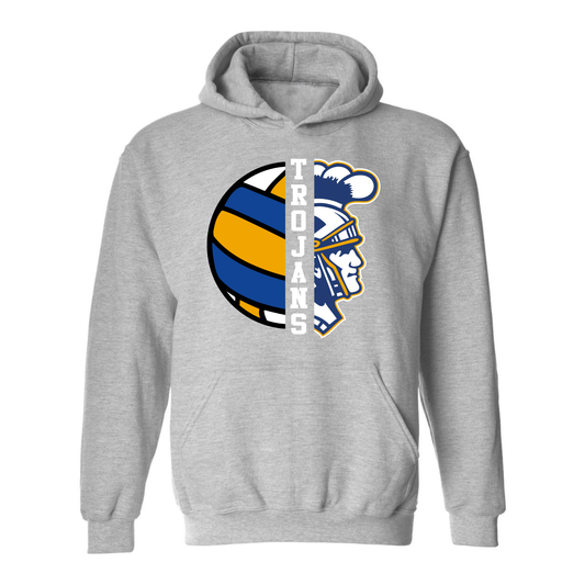 Madison Trojans Volleyball Split Logo Hoodie
