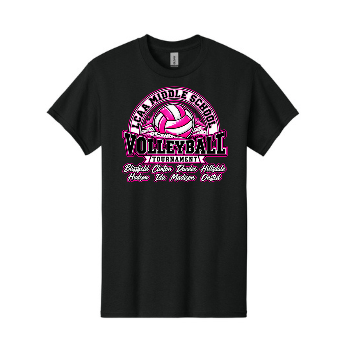 LCAA MS Volleyball Tournament Shirt