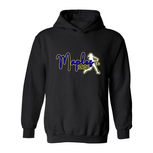 Maples Softball Script Hoodie