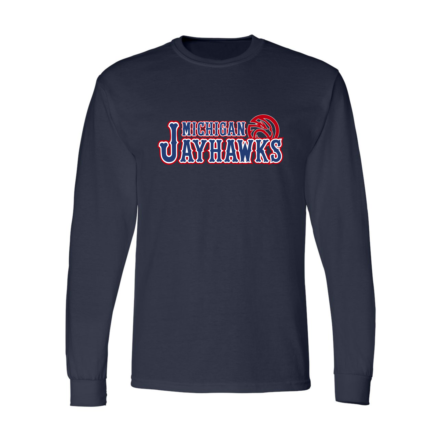 Michigan Jayhawks Longsleeve T-Shirt