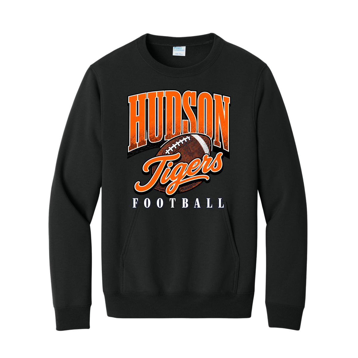 Hudson Tigers Retro Football T-Shirt|Hoodie|Pocket Crewneck
