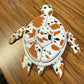 Cowhide Turtle 3D Print Click Fidget