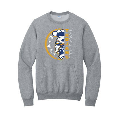 Madison Trojans Events Track and Field Pocket Crewneck