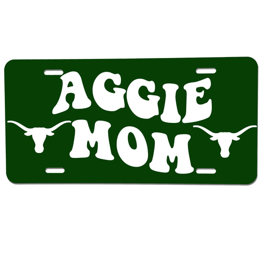 Aggie Mom License Plate