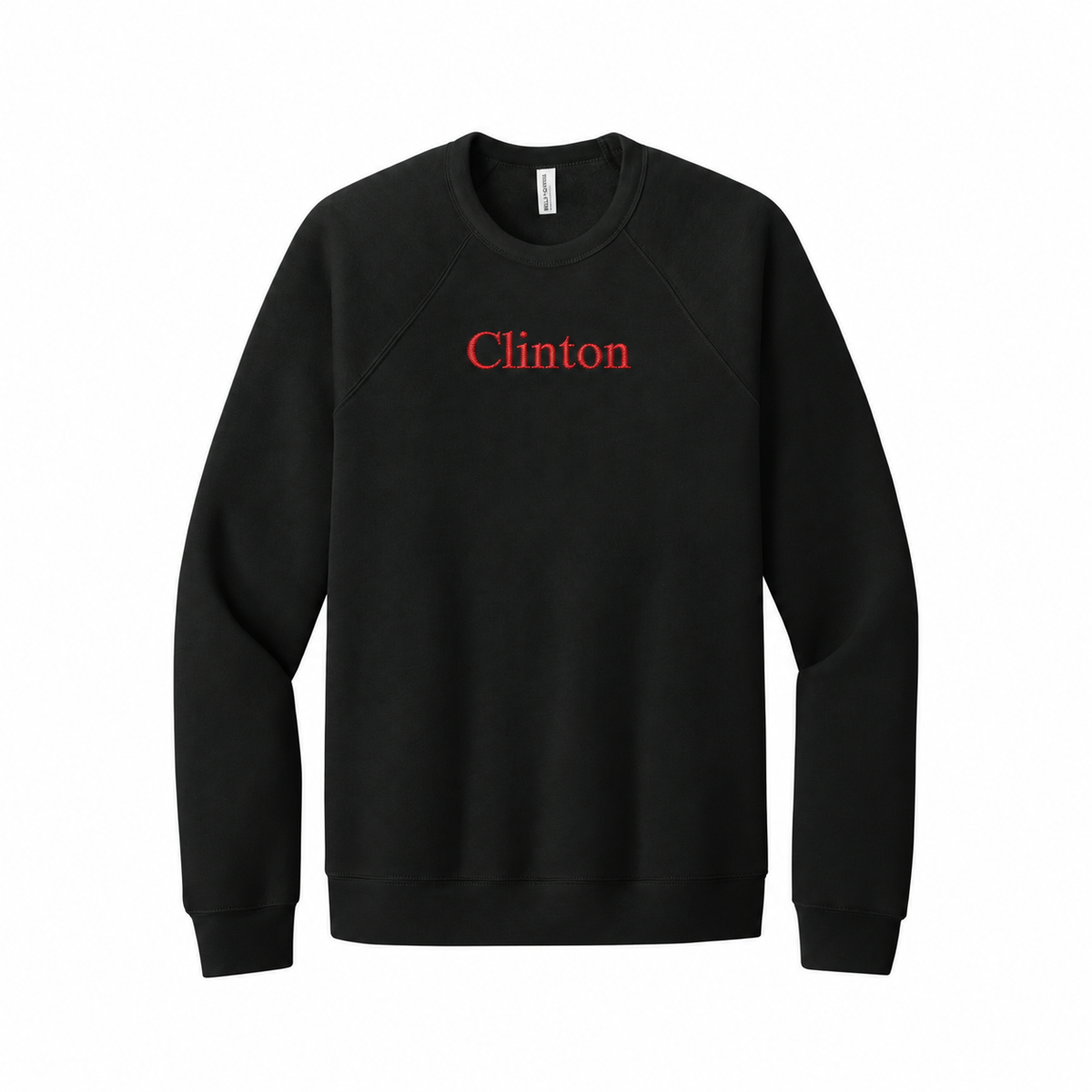 Clinton Bella Canvas Embroidered Sweatshirt