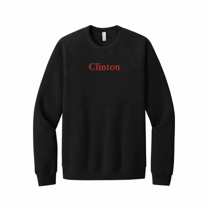 Clinton Bella Canvas Embroidered Sweatshirt