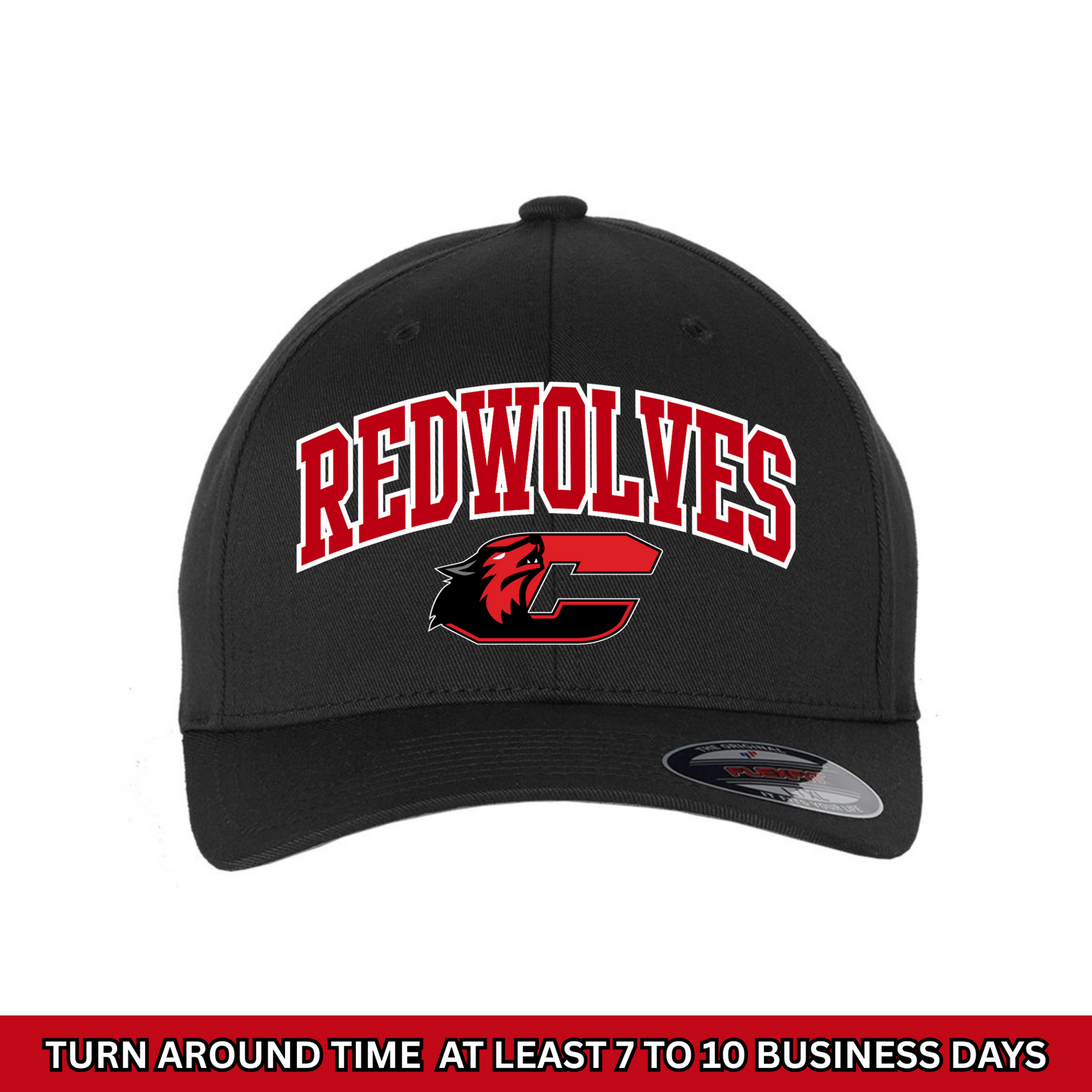 Clinton Redwolves Flexfit Hat W/Free Beanie