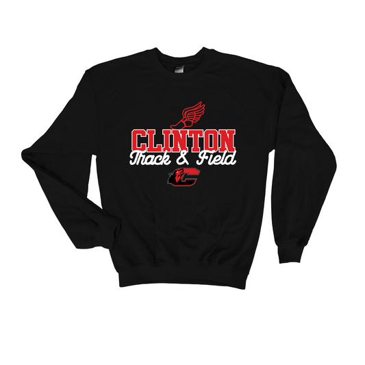 Clinton Track Crewneck