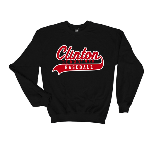 Clinton Baseball Crewneck