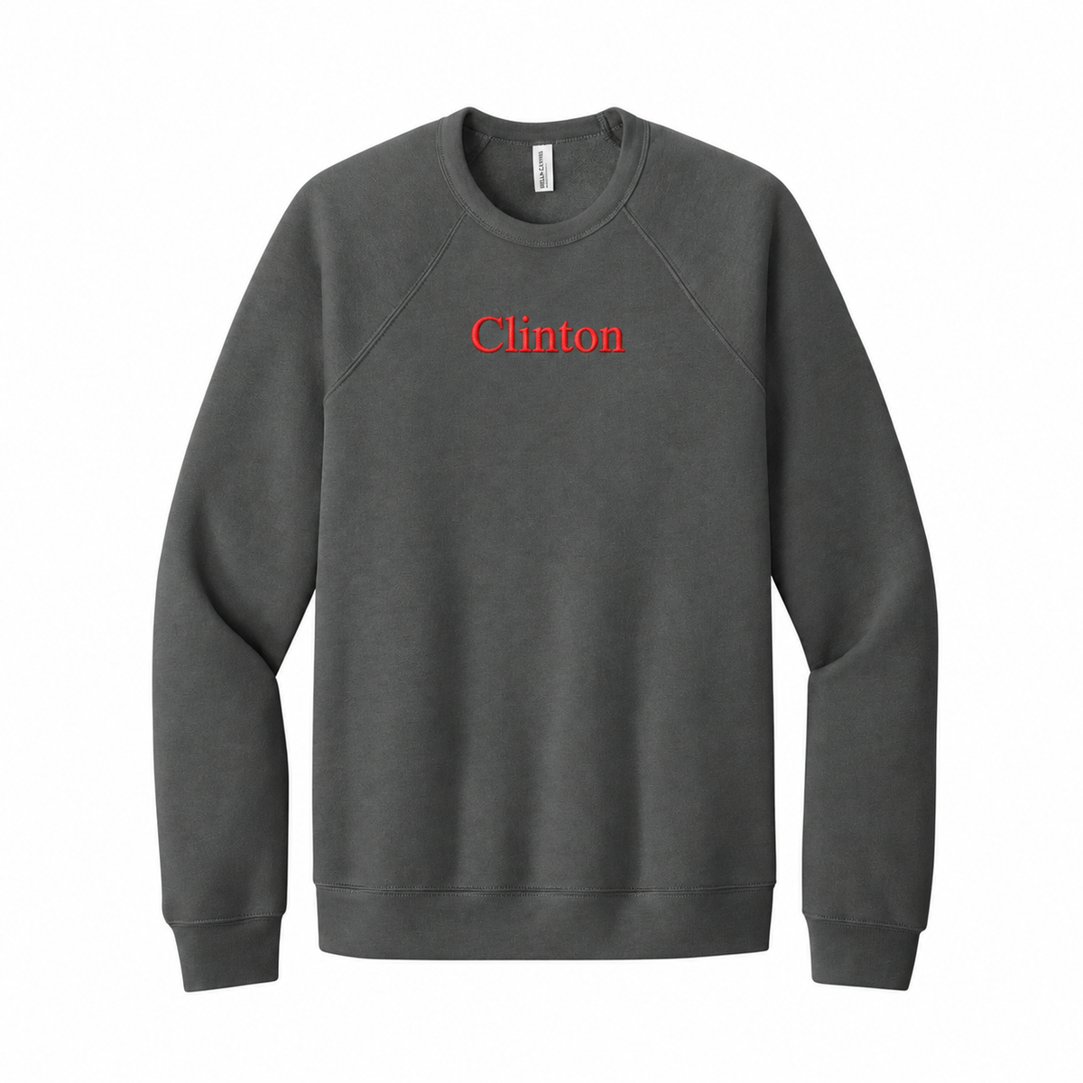 Clinton Bella Canvas Embroidered Sweatshirt