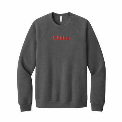 Clinton Bella Canvas Embroidered Sweatshirt