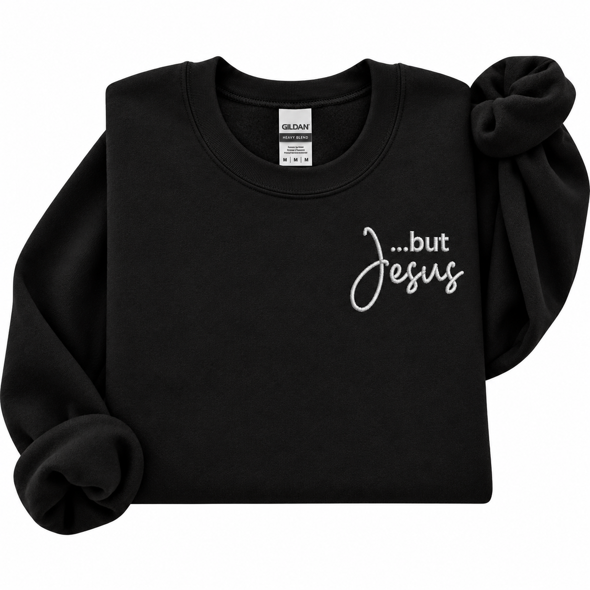 But JESUS embroidered sweatshirt