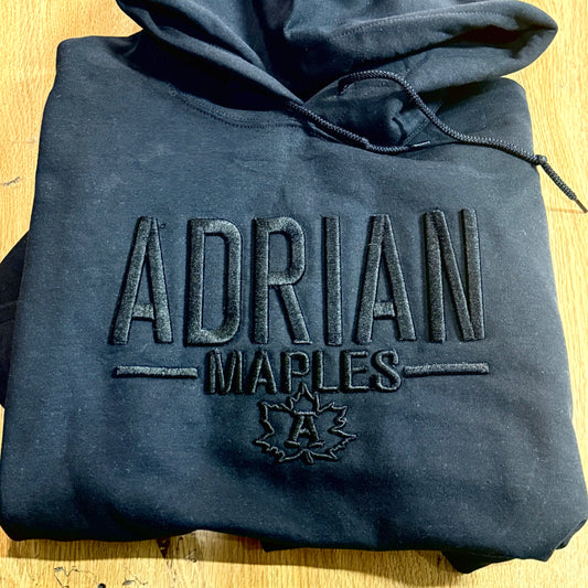 Adrian Maples Night Fall Puff Hoodie