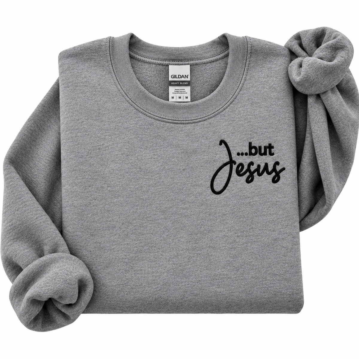 But JESUS embroidered sweatshirt