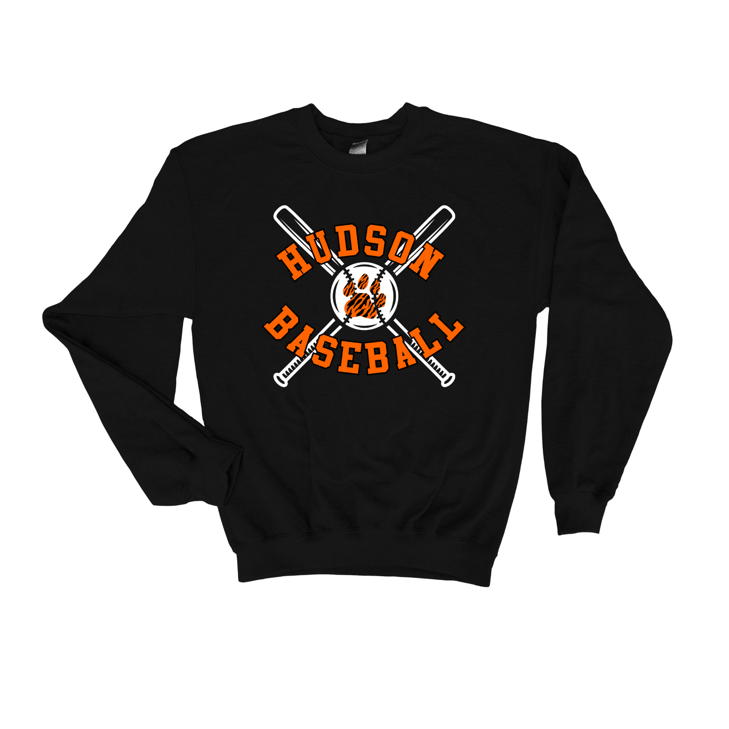 Hudson Tigers Baseball Crewneck