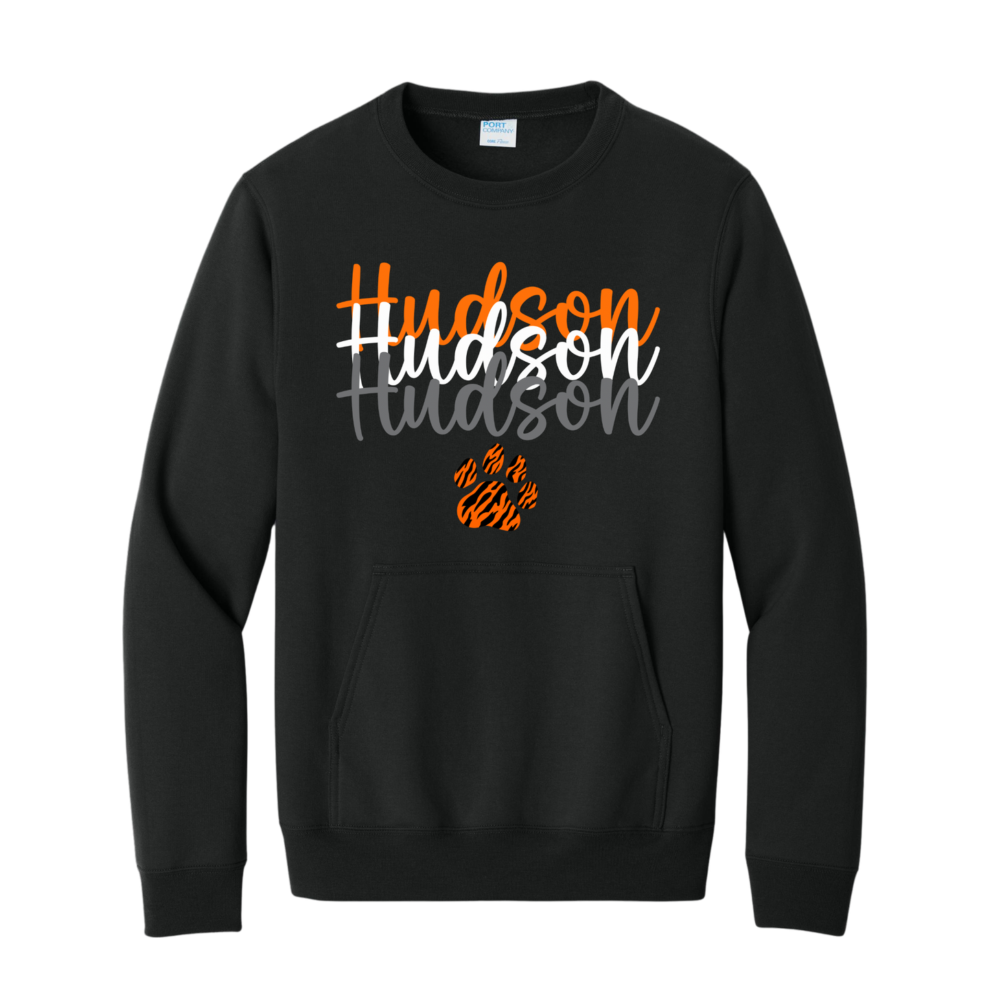 Hudson Tigers Triple Name Pocket Crewneck Sweatshirt of the Day