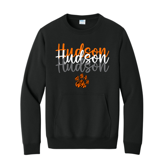 Hudson Tigers Triple Name Pocket Crewneck Sweatshirt of the Day