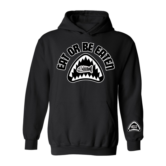 Eat Or Be Eaten Obsidian Hoodie